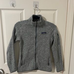 Patagonia Heather Gray Fleece Jacket